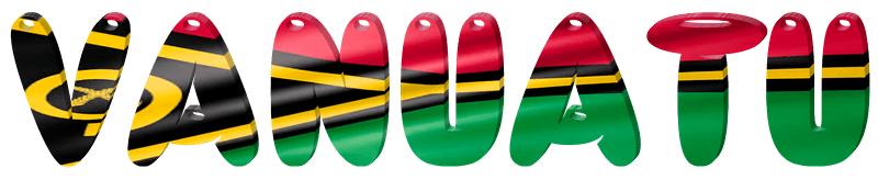 Vanuatu lettering
