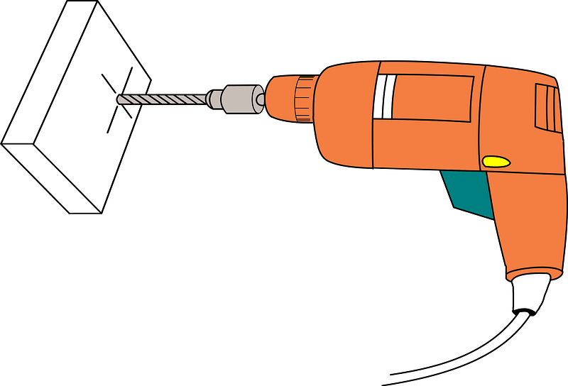 Pistol-grip drill