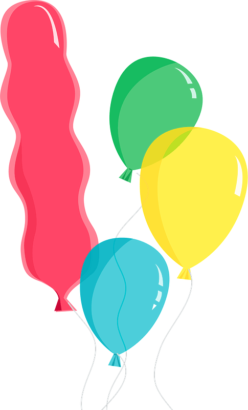 Colourful balloons