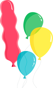 Colourful balloons