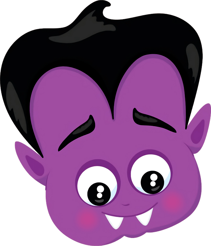 Cute vampire face