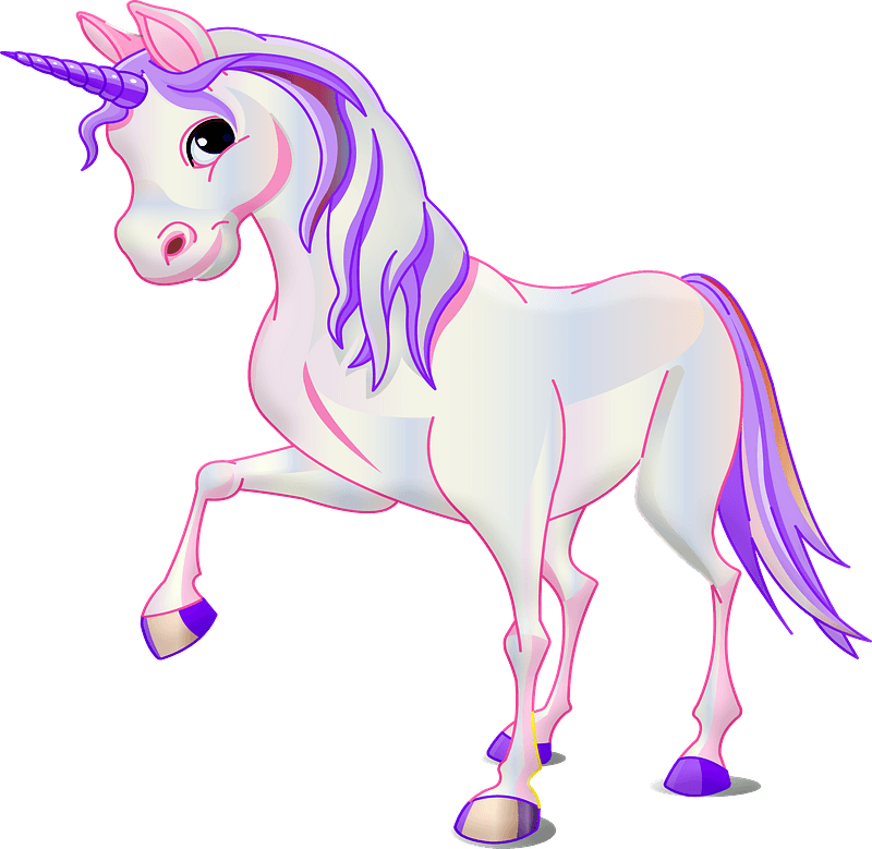 Cartoon unicorn - Free vector clipart images on creazilla.com