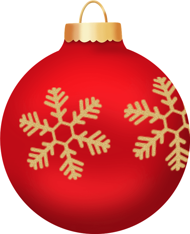 Red Christmas ball