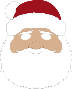 Father Christmas mask