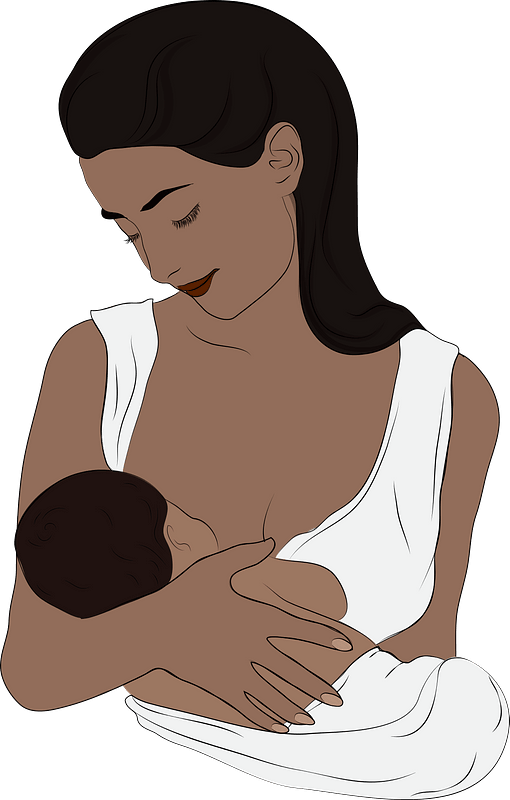 Mother and her baby
