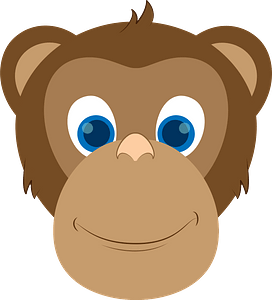 Chimpansee gezicht