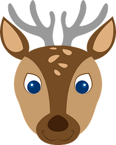 Visage de cerf