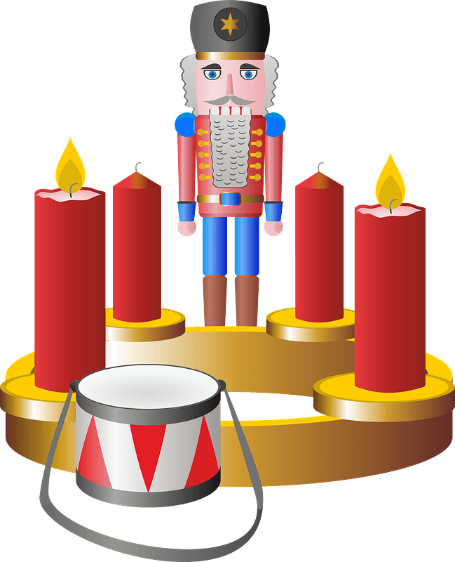 Nutcracker and Advent Candles