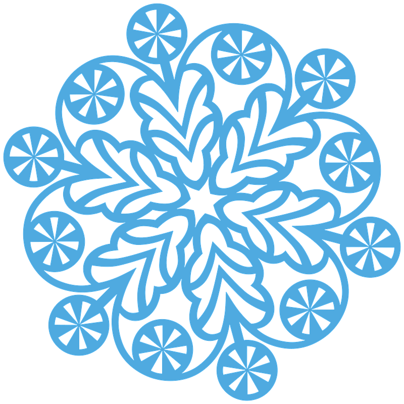 Lollipop Snowflake