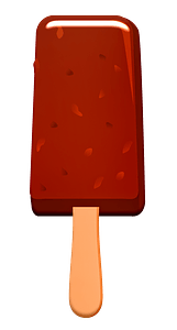 Strawberry ice lolly