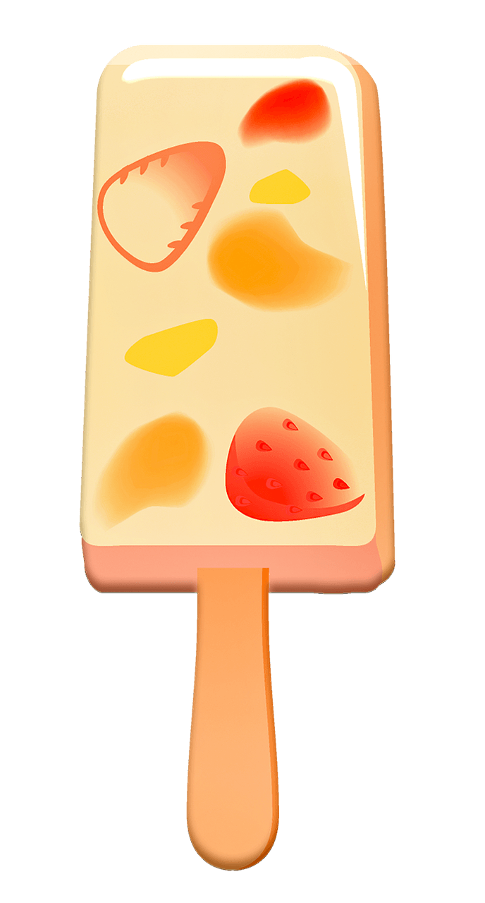 Berry ice lolly