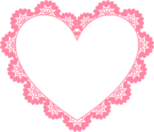 Ornamental heart frame