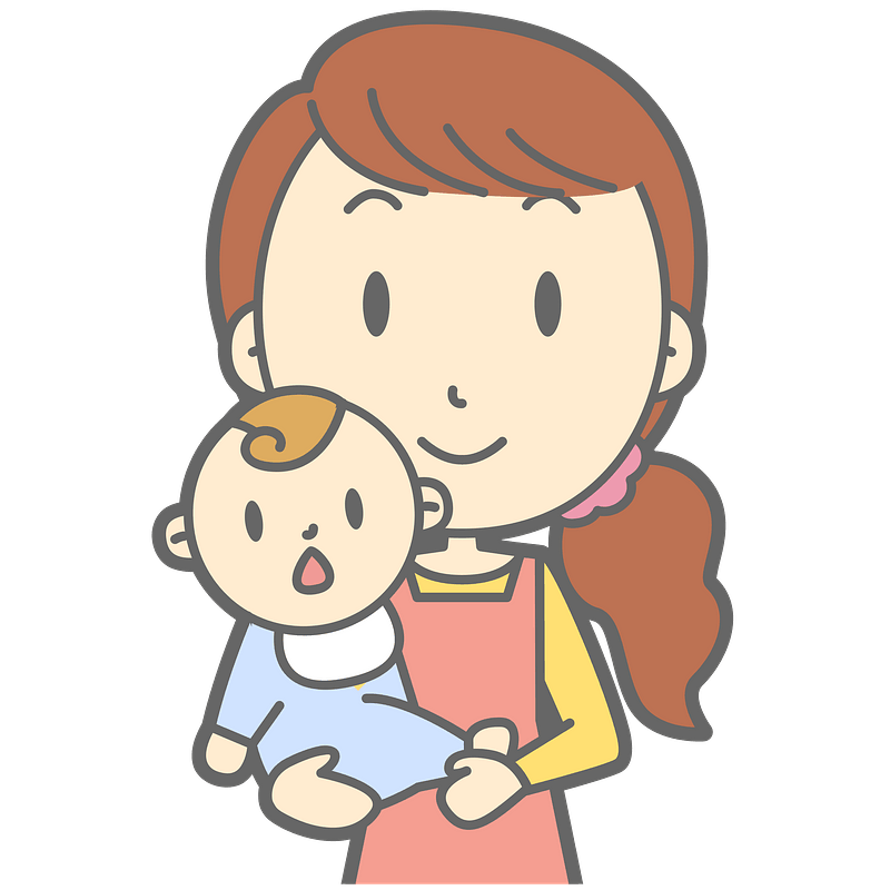 Mother with her baby boy