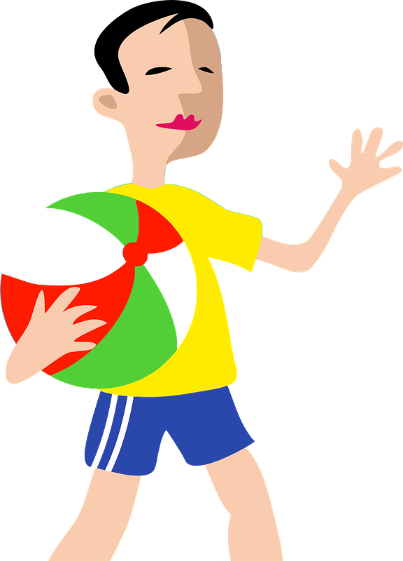 Boy with a ball
