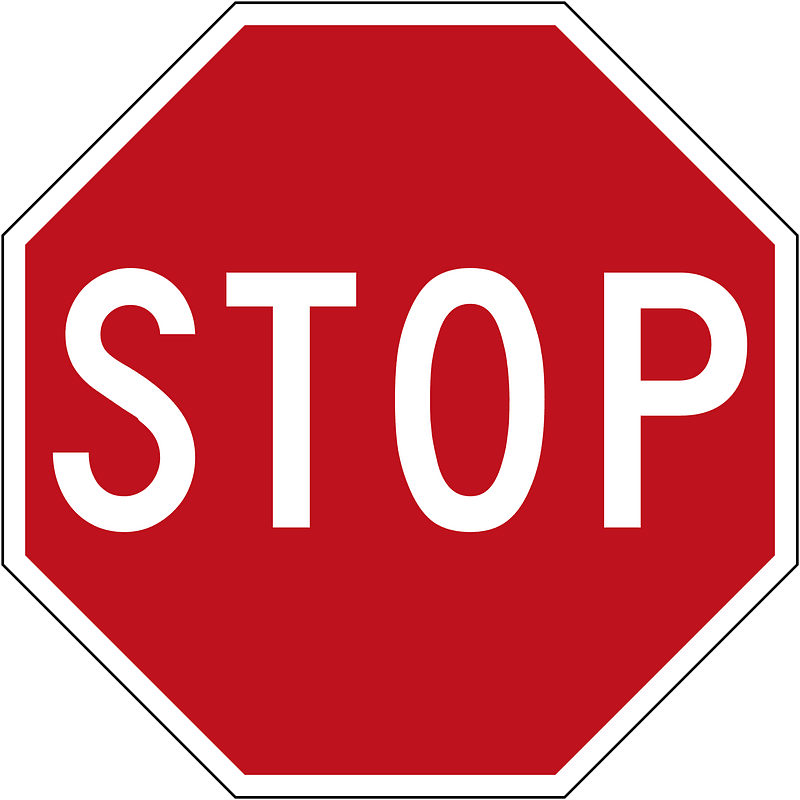 Australia stop sign