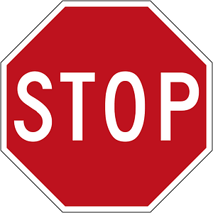 Australia stop sign