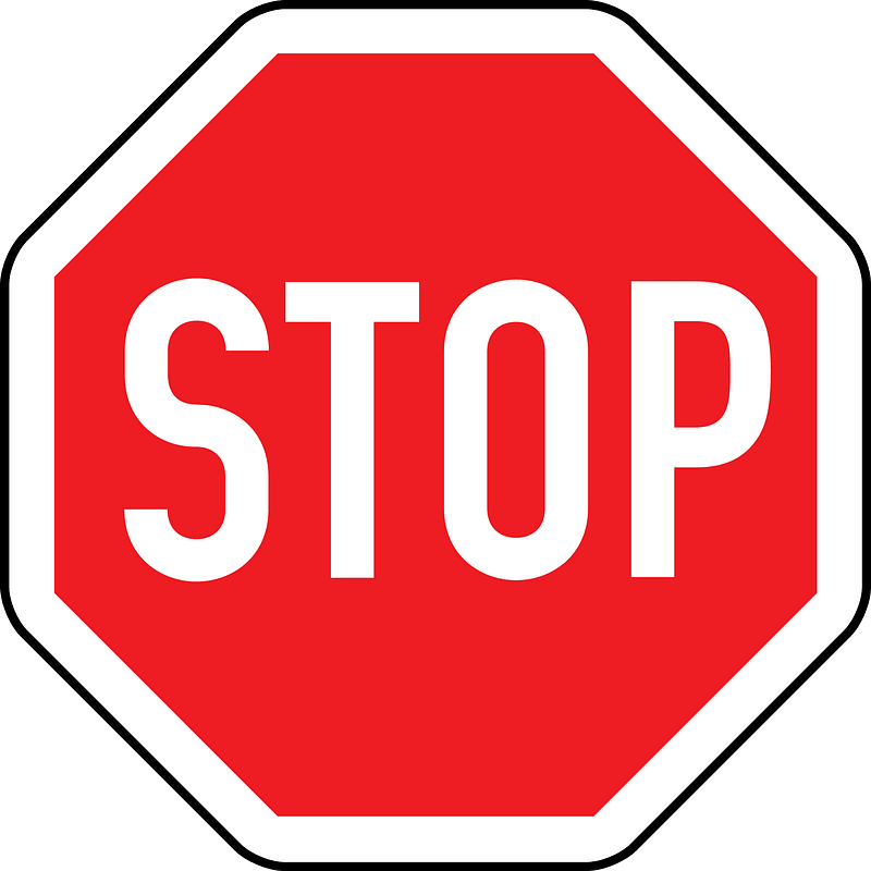 Austria stop sign