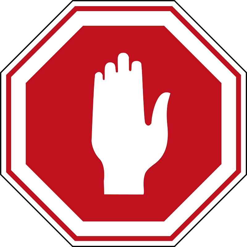 Israel stop sign