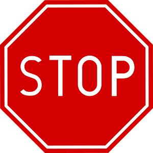 Poland stop sign