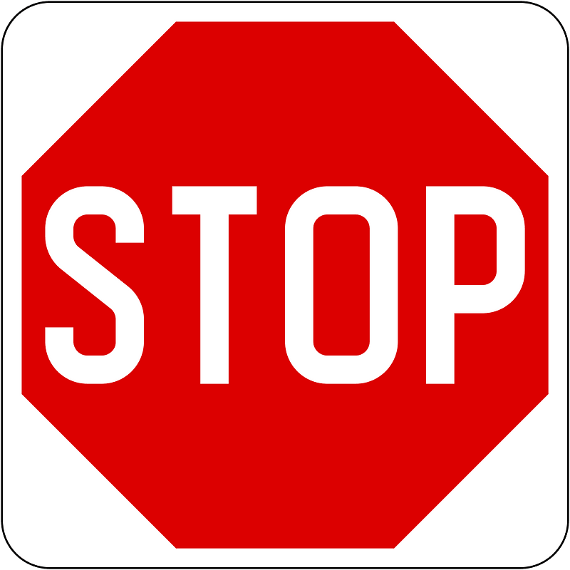Singapore stop sign