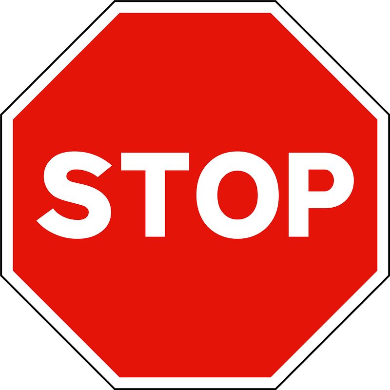 Spain stop sign