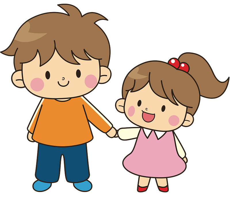 Older brother and younger sister