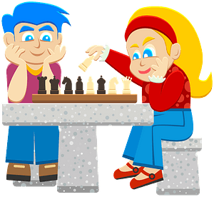 Kids Playing Chess