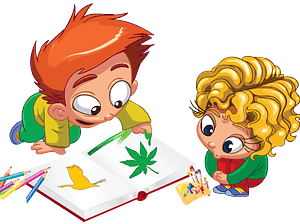 Kids are enjoying coloring