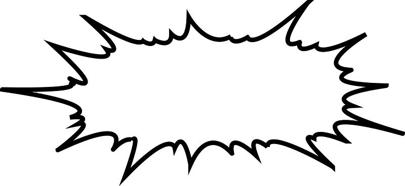 Comic speech bubble