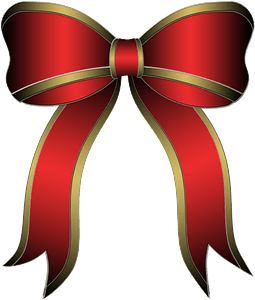 Red gift bow