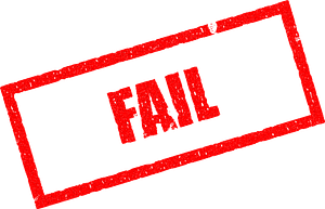 Fail lettering