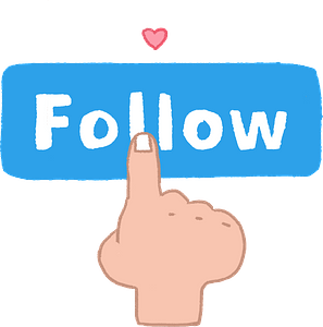 Follow and like buttons