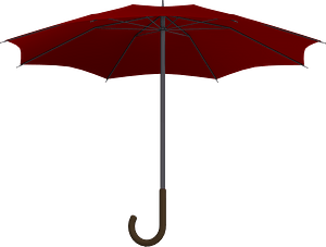 Red umbrella