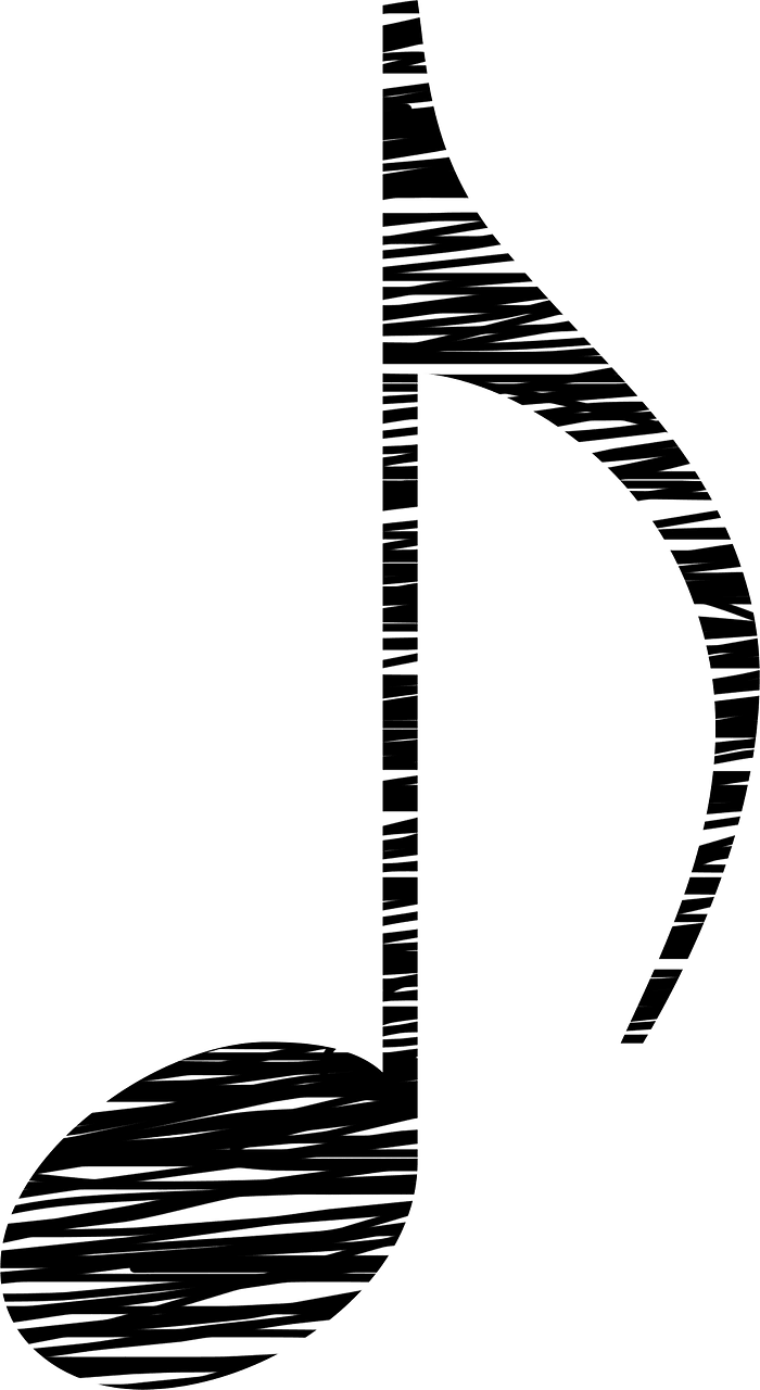 Stylized music note