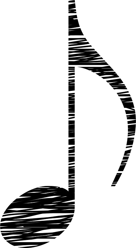 Stylized music note