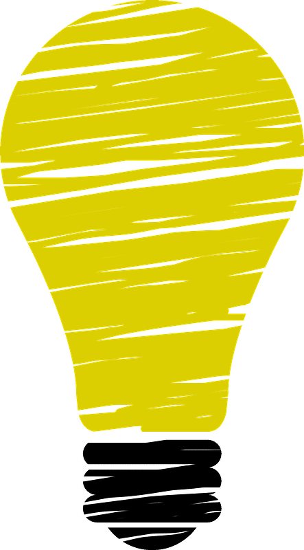 Stylized light bulb