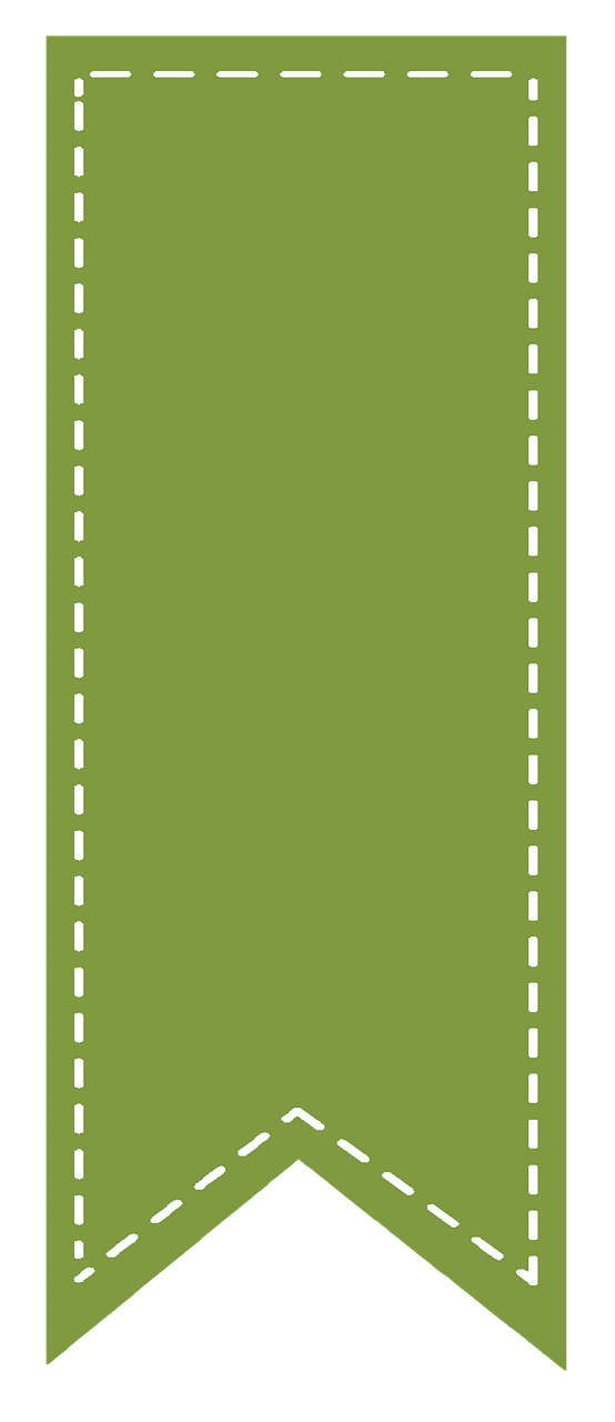 Green bookmark