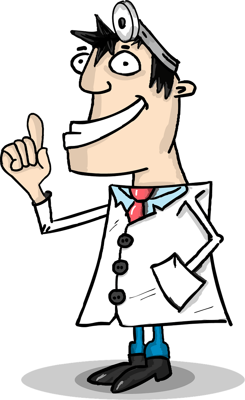 Cartoon dentist