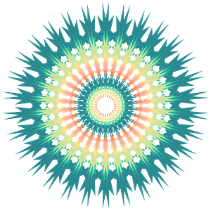 Colourful mandala