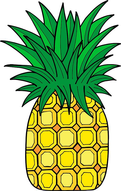 Stylized pineapple