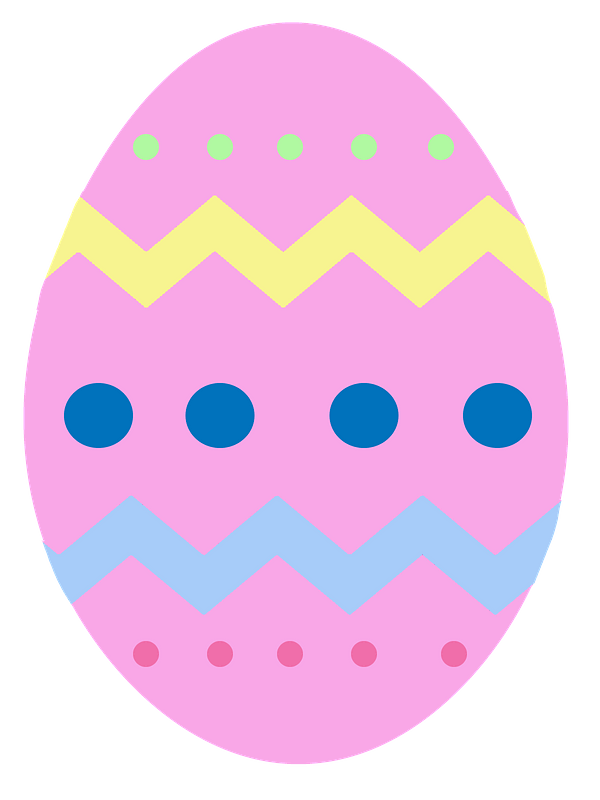 Pink Easter egg
