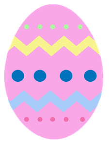 Pink Easter egg