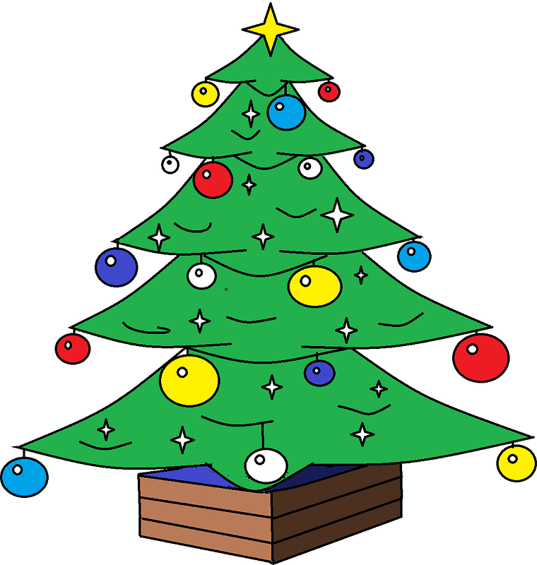 Cartoon Christmas tree
