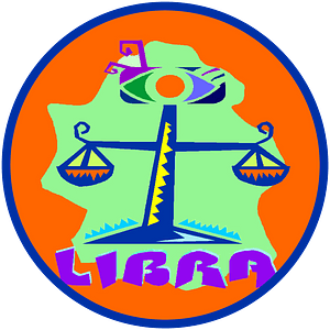 Stylized libra