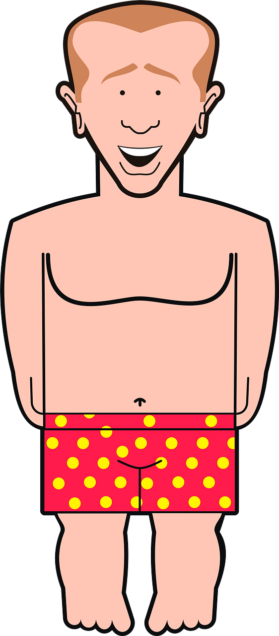 Man on vacation