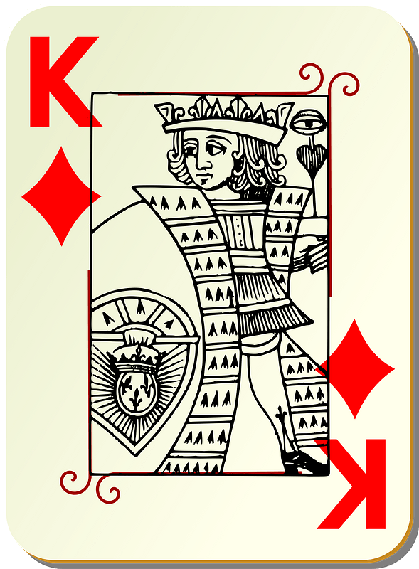 Guyenne Deck: King of Diamonds