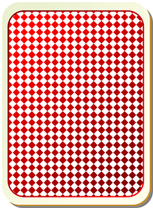 Card Backs: Grid Red