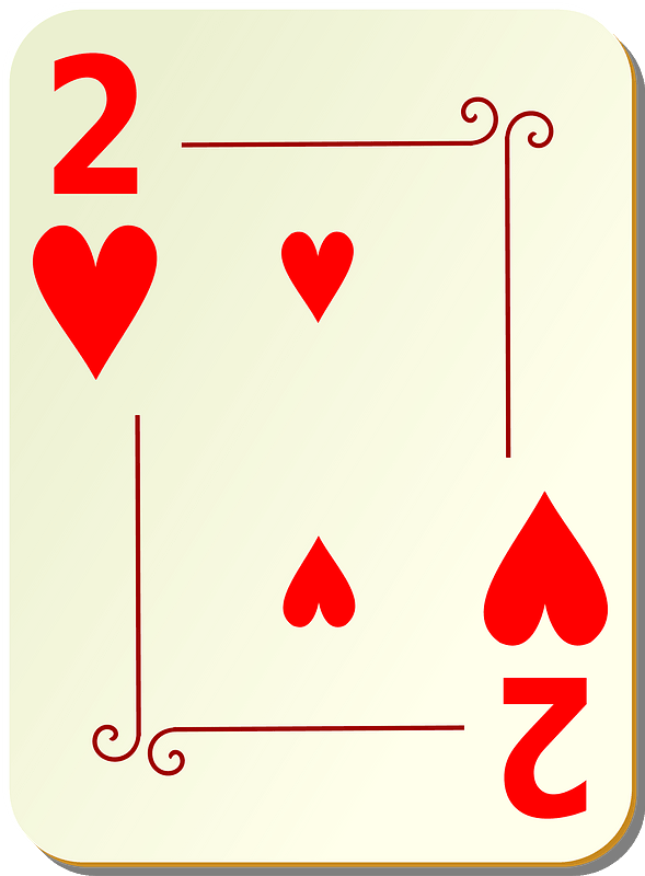 Ornamental Deck: 2 of Hearts