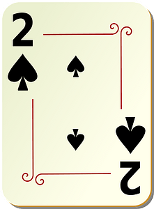 Ornamental Deck: 2 of Spades