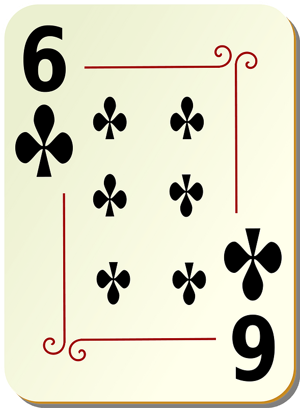 Ornamental Deck: 6 of Clubs